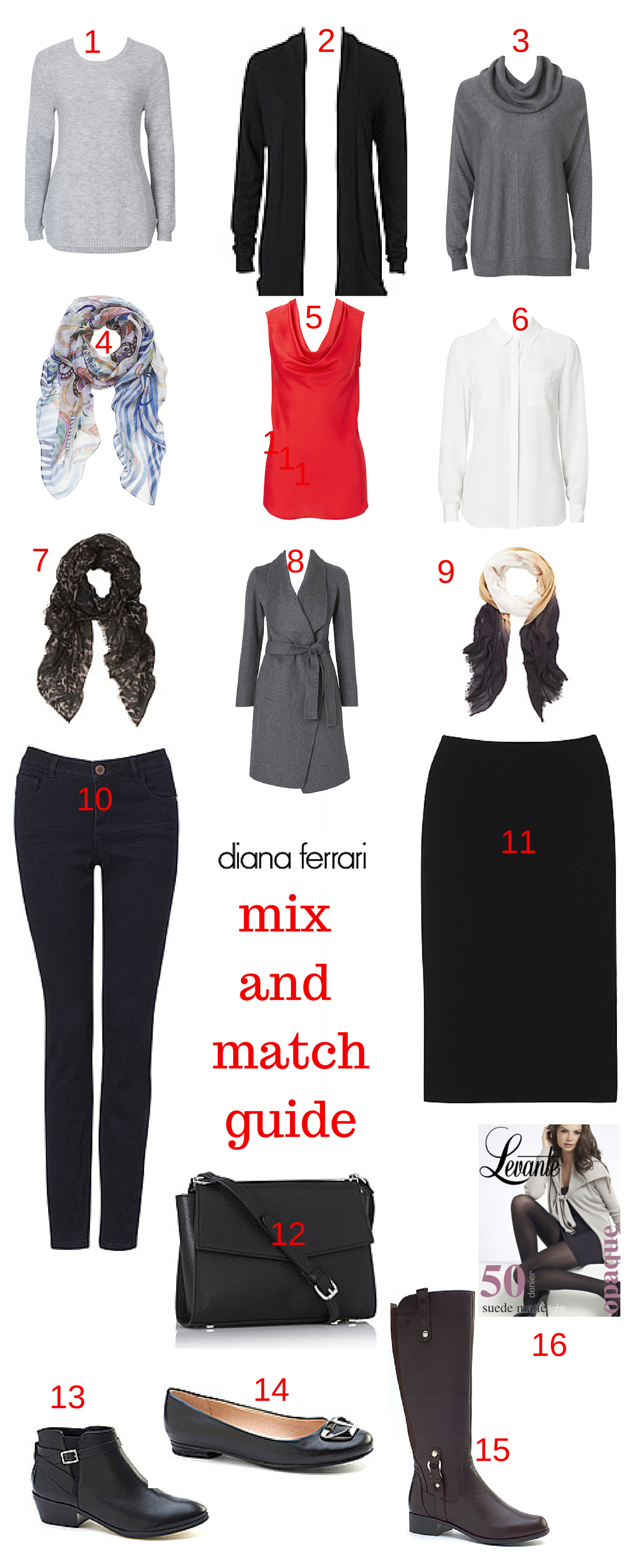 Diana Ferrari Mix and Match Smart Casual 22 April 2015
