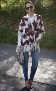 Wear your Poncho in Different Ways