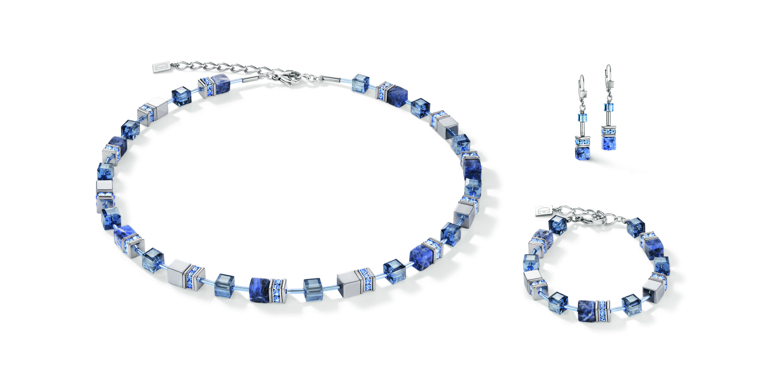 Geocube hematite and blue sodalite bracelet - Image 2